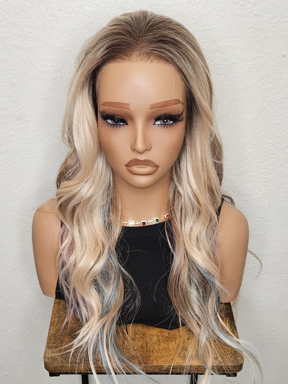 Tina by Carkira 22" Apricot Blonde 13x4 Lace Front Wig